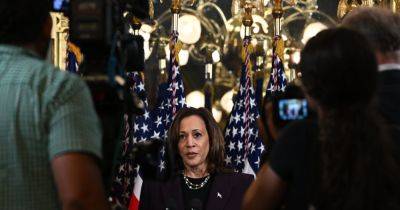 Kamala Harris - Silent No More, Harris Seeks Her Own Voice Without Breaking With Biden - nytimes.com - Israel - Palestine