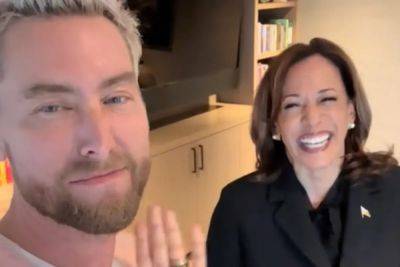 Donald Trump - Kamala Harris - Michelle Obama - Mike Bedigan - Kamala Harris joins TikTok and mocks Trump with ‘Bye Bye Bye’ video with Lance Bass - independent.co.uk