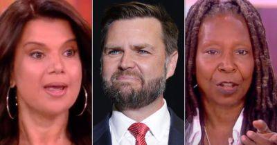 Donald Trump - Kamala Harris - Lee Moran - J.D.Vance - Ana Navarro - Whoopi Goldberg - 'The View' Hosts Joke About What JD Vance's Initials Really Stand For - huffpost.com