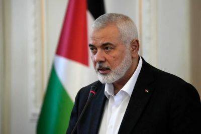 Israel-Hamas war latest: Hamas leader Ismail Haniyeh was assassinated in Tehran, Iran says