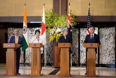 Joe Biden - Via AP news wire - China accuses Japan of 'smear attacks' in recent talks with the US, India and Australia - independent.co.uk - Usa - China - India - Australia - Japan - region Indo-Pacific - city Tokyo