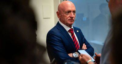 Sen. Mark Kelly rips Trump over role in killing bipartisan border bill