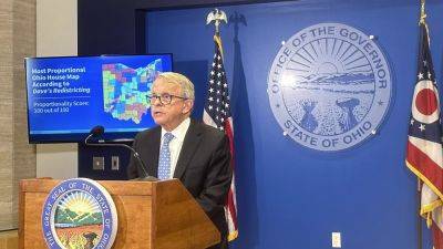 Mike Dewine - JULIE CARR SMYTH - GOP Ohio Gov. Mike DeWine opposes fall ballot effort to replace troubled political mapmaking system - apnews.com - state Iowa - state Ohio - Columbus, state Ohio