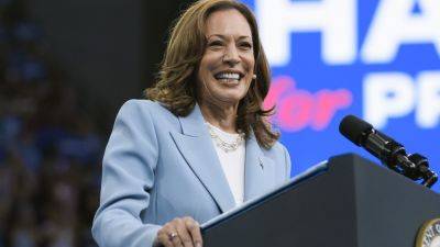 Joe Biden - Donald Trump - Kamala Harris - JOSH BOAK - Shawn Fain - UAW endorses Harris, giving her blue-collar firepower in industrial states - apnews.com - state Pennsylvania - Washington - state Michigan - state Wisconsin - city Detroit