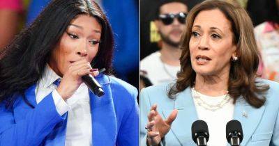 Kamala Harris - Kimberley Richards - Megan Thee Stallion - Megan Thee-Stallion - Kamala Harris Supporters Dismiss Backlash To Megan Thee Stallion Performance - huffpost.com - state Georgia - city Houston