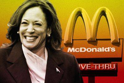 Donald Trump - Kamala Harris - Jeff Bezos - Paul Ryan - Kamala Harris could make history as the first president to work at McDonald’s - independent.co.uk - Usa - state Oregon - city Las Vegas