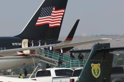 Donald Trump - Bill - Michelle Del Rey - Tim Sheehy - Trump’s plane diverted over mechanical issue while flying to rally in Montana - independent.co.uk - New York - state Montana - county Logan - city Bozeman, state Montana