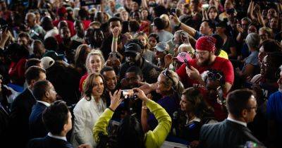 Black Men Rally for Kamala Harris, and Confront an Elephant in the Room