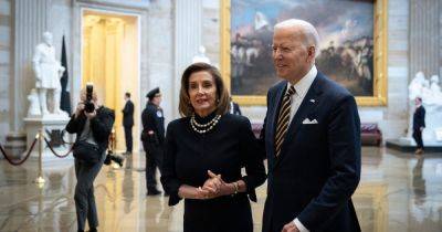 Joe Biden - Kamala Harris - Nancy Pelosi - Dana Bash - Jen Psaki - Kelby Vera - Tim Walz - Nancy Pelosi Puts A Sunny Spin On Her Strained Relationship With President Biden - huffpost.com - state California