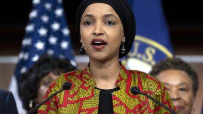 Amy Klobuchar - Cori Bush - Ilhan Omar - Angie Craig - Royce White - US Rep. Ilhan Omar, a member of the progressive ‘Squad,’ faces repeat primary challenge in Minnesota - apnews.com - Usa - Israel - state Minnesota - state Missouri - state Massachusets - city Minneapolis - New York, county Bowman - county Bowman