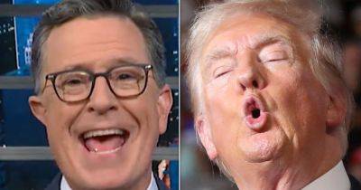 Stephen Colbert Takes Trump's Reported Sexist Slur And Fires It Right Back At Him