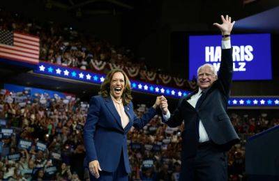 Joe Biden - Donald Trump - Kamala Harris - Barack Obama - Gustaf Kilander - Tim Walz - Harris-Walz to rally at RNC arena hours before Obama’s DNC speech - as Democratic ticket travels across US this week - independent.co.uk - Usa - New York - state Minnesota - state Maryland - state North Carolina - city Chicago - state Wisconsin - city Milwaukee - Milwaukee - Charlotte, state North Carolina