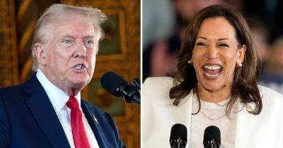 Donald Trump - Kamala Harris - David Moye - Trump Backtracks When Reporter Confronts Him About Harris Rally AI Lie - huffpost.com - state Florida - state Michigan - county Palm Beach - city West Palm Beach, state Florida - city Detroit