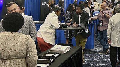 After Trump’s appearance, the nation’s largest gathering of Black journalists gets back to business