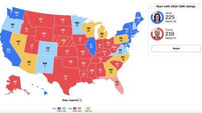 Joe Biden - Donald Trump - Kamala Harris - New CNN Road to 270 shows multiple pathways to victory for both Harris and Trump in reshaped race - edition.cnn.com - state Nebraska