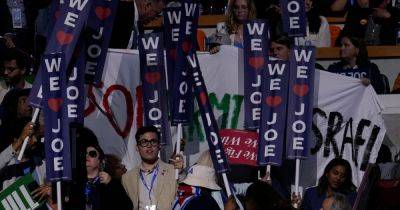 Joe Biden - Marita Vlachou - Pro-Palestinian Activists Crash Biden's DNC Speech As He Says They 'Have A Point' - huffpost.com - Usa - Israel - Palestine - city Chicago