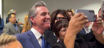 Kamala Harris - Gavin Newsom - Paul Steinhauser - Fox - Gov Newsom says ‘everybody’s…jumping over each other’ to campaign for Kamala Harris - foxnews.com - state California - state Ohio - county White - city Chicago - county Harris