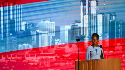 Joe Biden - Kamala Harris - Kenan Thompson - WATCH: Amanda Gorman brought passion through poetry to Night 3 of the DNC - npr.org - Usa - area District Of Columbia - city Chicago - Washington, area District Of Columbia