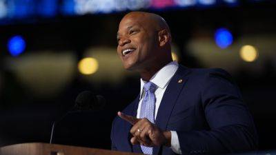 Joe Biden - Donald Trump - Kamala Harris - Wes Moore - Pete Buttigieg - Jaclyn Diaz - WATCH: Maryland Gov. Wes Moore addresses the Democratic National Convention - npr.org - Afghanistan - state Maryland - city Chicago - city Baltimore - Vietnam