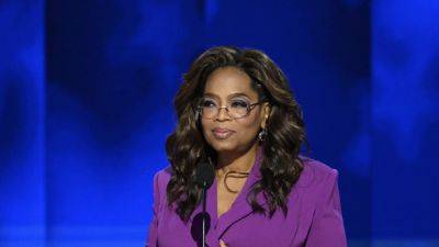 Kamala Harris - Oprah Winfrey - Jeongyoon Han - Tim Walz - WATCH: Oprah Winfrey addresses the Democratic National Convention - npr.org - Usa - state Colorado - state California - state Florida - state Maryland - state Indiana - state Mississippi - state Tennessee - city Chicago - state Hawaii - state Wisconsin