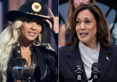 Donald Trump - Kamala Harris - Hillary Clinton - Steven Cheung - Doug Emhoff - Rhian Lubin - Battle for Beyoncé: Trump tries to steal Harris’s campaign song – but could it backfire? - independent.co.uk - state Maryland - state Michigan - county Clinton - county Harris