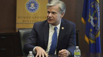 Christopher Wray - MICHAEL GOLDBERG - From cybercrime to terrorism, FBI director says America faces many elevated threats ‘all at once’ - apnews.com - China - Israel - Iran - city Minneapolis