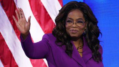 Trump - Oprah Winfrey - Andrew Mark Miller - Oprah Winfrey makes surprise DNC appearance to rail against man she once considered running for office with - foxnews.com - Usa - city Chicago