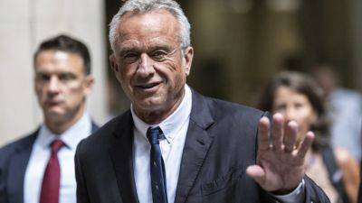 Donald Trump - Robert F.Kennedy-Junior - Nicole Shanahan - RFK Jr. questioned in NY court over signature collectors who concealed his name on petitions - apnews.com - Usa - state California - city New York - New York