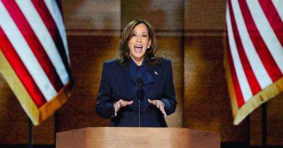 Kamala Harris - Donald J.Trump - Southern - Harris Promises to Chart ‘New Way Forward’ as She Accepts Nomination - nytimes.com - Usa - India - city Chicago