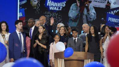 Kamala Harris - MATT BROWN - Kamala Harris’ racial and cultural firsts were onstage throughout the Democratic convention - apnews.com - Usa - state California - city Chicago