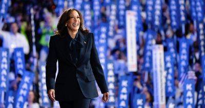 Donald Trump - Kamala Harris - Hillary Clinton - Gretchen Whitmer - Stephanie Grisham - Deb Haaland - Ashley Biden - Kamala Harris, Outfitting a New Era - nytimes.com - state Indiana - state Michigan - city Chicago - county Clinton