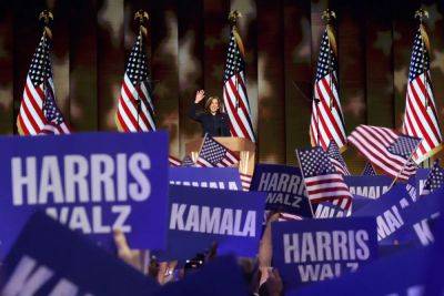 Donald Trump - Kamala Harris - Katie Hawkinson - Fox - Trump’s fear realized: Harris’s convention speech ratings surge past his by 22% - independent.co.uk - city Atlanta - state Illinois - city Detroit - city Milwaukee - city Pittsburgh - county Harris - Philadelphia - city Chicago, state Illinois - city Greensboro