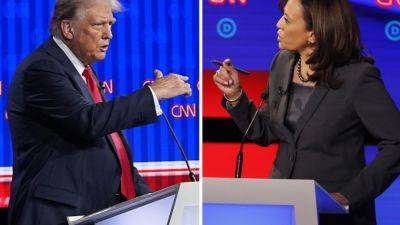 Joe Biden - Donald Trump - Kamala Harris - MEG KINNARD - Harris and Trump squabble over muted mics at upcoming debate - apnews.com - Usa - city Philadelphia