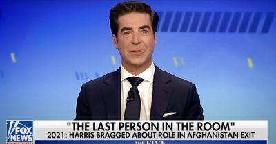 Kamala Harris - Jesse Watters - Josephine Harvey - Fox News - Dana Perino - Jeanine Pirro - Jesse Watters Called Out By Colleagues For Vile Comment About Kamala Harris - huffpost.com - Afghanistan - city Kabul