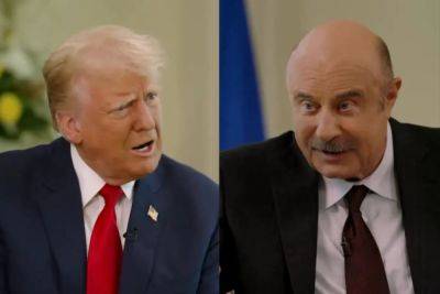 Donald Trump - Kamala Harris - Mike Bedigan - Phil Macgraw - Trump insists he’s ‘not a threat to democracy’ in Dr Phil interview, suggests God wants him to save the world - independent.co.uk - Usa - state Pennsylvania - city Las Vegas - county Butler