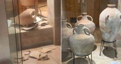 Sarah Do Couto - Action - Museum mishap: 4-year-old boy accidentally shatters 3,500-year-old jar - globalnews.ca - Israel