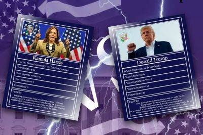 Joe Biden - Donald Trump - Kamala Harris - Trump vs. Harris: How their resumes compare in the race to become the next president - independent.co.uk - Usa - state California - city New York - India - San Francisco - county Alameda