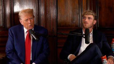 Donald Trump - Katie Hawkinson - Logan Paul - Theo Von - Why Donald Trump is turning to YouTube influencers and pranksters to win the ‘bro’ vote - independent.co.uk - New York - state Georgia - county Fulton