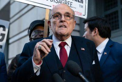 Donald Trump - Rudy Giuliani - Michael R Sisak - Ted Goodman - Ex-election workers want Rudy Giuliani's apartment, Yankees rings in push to collect $148M judgment - independent.co.uk - Georgia - state Florida - New York - county Palm Beach - city Manhattan