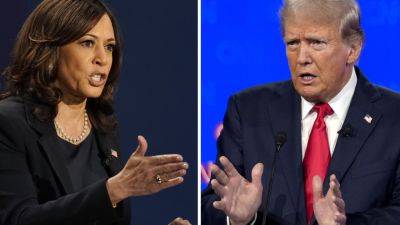 Joe Biden - Donald Trump - Kamala Harris - Michael Tyler - MEG KINNARD - Fox - On Fox - Trump says he’ll skip an ABC debate with Harris in September and wants them to face off on Fox News - apnews.com - state Pennsylvania - county Hall - county Harris