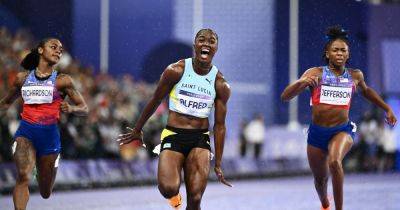 Ron Dicker - Paris Olympics - Sha'Carri Richardson Takes Silver Behind Julien Alfred In Olympic 100 Meters - huffpost.com - Usa - city Beijing - France - city Jackson - Jamaica - city Tokyo