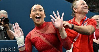 Ron Dicker - Paris Olympics - Suni Lee Takes Bronze On Uneven Bars At Paris Olympics - huffpost.com - Usa - China - county Lee - city Paris - Algeria