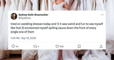30 Too-Real Tweets About Wedding Dress Shopping