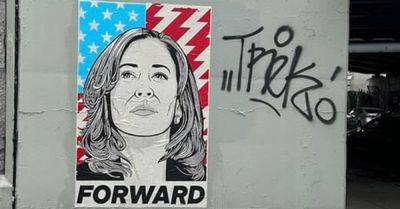 Kamala Harris’ Rallying Cry Inspires Electrifying New Street Art