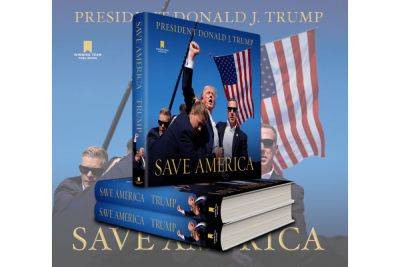 Donald Trump - Fox - Thomas Crooks - Myriam Page - Trump cashes in on rally shooting as he unveils new $99 Save America book featuring iconic image - independent.co.uk - state Pennsylvania - Philadelphia - county Butler