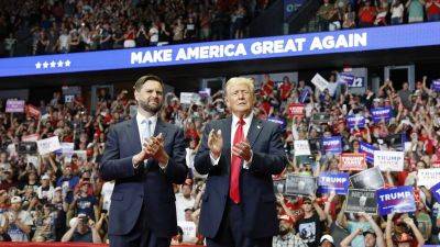 Joe Biden - Donald Trump - Kamala Harris - Arit John - Fox - Trump and Vance rally in battleground Georgia looking to put recent struggles behind them - edition.cnn.com - Georgia - city Atlanta - county Peach