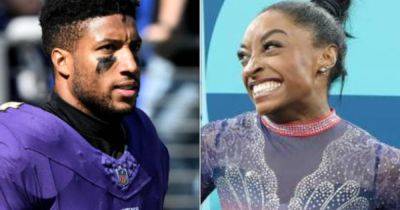 Simone Biles Explains Gesture After Bizarre Criticism By NFL Star