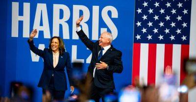 Joe Biden - Donald Trump - Kamala Harris - Josh Shapiro - Allan Smith - Tim Walz - Mark Kelly - ‘We are the underdogs’: Harris introduces running mate Walz as a coach, veteran and protector of reproductive rights - nbcnews.com - state Pennsylvania - state Minnesota - state Arizona - state Ohio