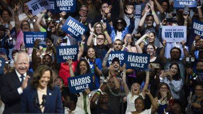 Joe Biden - Kamala Harris - Josh Shapiro - Joey Cappelletti - Abdullah Hammoud - Tim Walz - Harris’ pick of Walz amps up excitement in Midwestern states where Democrats look to heal divisions - apnews.com - Usa - state Pennsylvania - Israel - state Minnesota - state Michigan - state Wisconsin - city Lansing, state Michigan - county Dearborn - state Midwestern