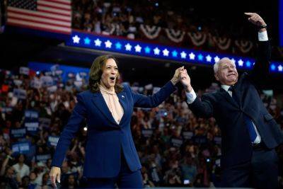 Kamala Harris - Josh Shapiro - The Associated Press - Tim Walz - Harris And Walz - The Latest: Harris and Walz kick off their 2024 election campaign - independent.co.uk - state Pennsylvania - state Minnesota - state Wisconsin - city Philadelphia - state Midwestern - county Eau Claire